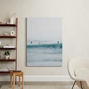 "Hermosa Blue II" - Art Print in water by Mike Sunu - In a Room