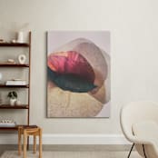"la floraison" - Art Print in Rose by Karen Kardatzke - In a Room