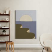 "New Day" - Art Print in Lavender Purple by Alisa Galitsyna - In a Room