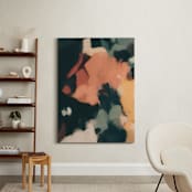"Nightfall I" - Art Print in Marine Blue by Parima Studio - In a Room