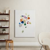 "Impromptu Bouquet" - Art Print in Royal by Lindsay Megahed - In a Room