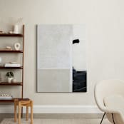 "Construct 9 " - Art Print in Neutrals by Ashleigh Ninos - In a Room