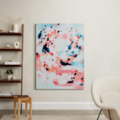 "Grapefruity" - Art Print in Coral by Katie Craig - In a Room