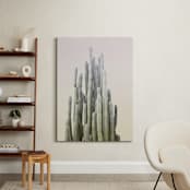 "Summer Yellow Cactus" - Art Print in summer palette by Wilder California - In a Room