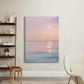 "sorbet sea" - Art Print in Sunset by Kamala Nahas - In a Room