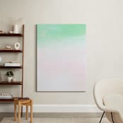 "Harbour Island" - Art Print in Seashell by Artsy Canvas Girl Designs - In a Room