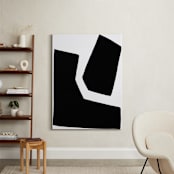 "Magnetic Field 1" - Art Print in Black and White by Jaime Derringer - In a Room