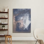 "Silent Echoes" - Art Print in Ashen Moonlight by Black Botanic - In a Room