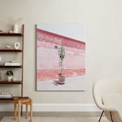 "Shades of Solitude" - Art Print in Blush by LindseyErin - In a Room