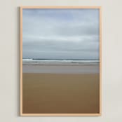 "a line in the sand" - Art Print in sand by aeryn donnelly design - Framed