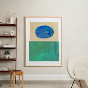 "Jewelbox" - Art Print in Lapis by Field and Sky - In a Room