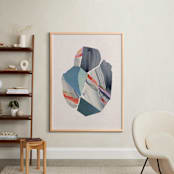 "abstract geological form I" - Art Print in Mineral by Sumak Studio - In a Room