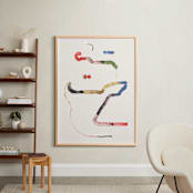 "Connected" - Art Print in Flow by Sumak Studio - In a Room