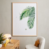 "Summer Palms" - Art Print in Palm Tree by Kelsey McNatt - In a Room