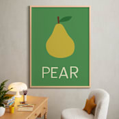 "fruit III" - Art Print in Green by Ellen Schlegelmilch - In a Room