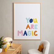 "Colorful - You are Magic" - Art Print in Sky by Jessica Prout - In a Room