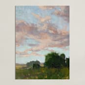 "Panorama 3" - Art Print in Spruce by Wendy Keller - Unframed