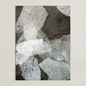 "Part of the Whole" - Art Print in Stone Gray by Jennifer Daily - Unframed