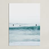 "Hermosa Blue II" - Art Print in water by Mike Sunu - Unframed