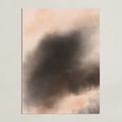 "Stormy Clouds II" - Art Print in Smoke by Iveta Angelova - Unframed