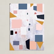 "Early Autumn" - Art Print in Pale Pink Fun by Vanessa Ryan - Unframed