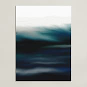 "Deep Waters" - Art Print in Ocean by Grae - Unframed