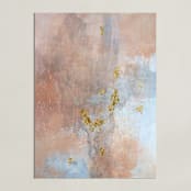 "Burning Me Up" - Art Print in Terracotta Pink by Christine Olmstead - Unframed
