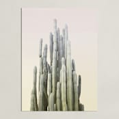 "Summer Yellow Cactus" - Art Print in summer palette by Wilder California - Unframed