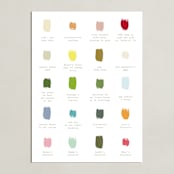 "Colorful Life" - Personalized Art Print in Sherbert by Stacey Hill - Unframed