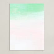 "Harbour Island" - Art Print in Seashell by Artsy Canvas Girl Designs - Unframed
