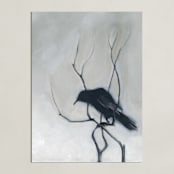 "Priceville Crow" - Art Print in Storm by Stacey Hill - Unframed