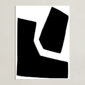 "Magnetic Field 1" - Art Print in Black and White by Jaime Derringer - Unframed