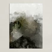 "Foggy Range I" - Art Print in Grey Fog by Tanya Lee Design - Unframed