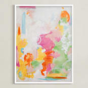 "Key West" - Art Print in Sunset Colors by Blair Culwell Staky - Framed