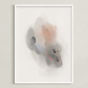 "American Mourning Dove" - Art Print in Dove Grey by Christa Kimble - Framed