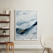 "The Ring Road" - Art Print in Marine Blue by Mya Bessette - In a Room