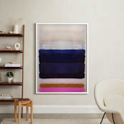 "Do It Anyway 2" - Art Print in Navy by HAPI ART - In a Room