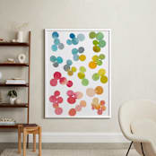 "Rainbow Rocks" - Art Print in Rainbow by Pip Gerard - In a Room