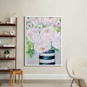 "Forver Mine" - Art Print in Pretty In Pink by Sen Chloe - In a Room