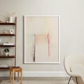 "Dance Around the Dangers" - Art Print in Peach by Mande Calhoun - In a Room