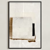 "You Should Know II" - Art Print in Sable by Jennifer Daily - Framed