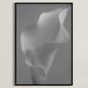 "Memory" - Art Print in Pearly Grey by MG Vander Elst - Framed