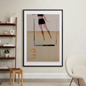 "Iconic" - Art Print in Vintage by Maja Cunningham - In a Room