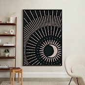 "This Side of the Equator II" - Art Print in Nighttime by ThirtyOne Illustrations - In a Room