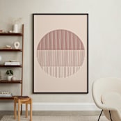 "Soleil" - Art Print in Brick by Fresh Letter Studio - In a Room