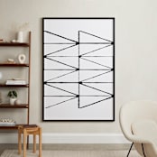 "visionary 2" - Art Print in deep black by trbdesign - In a Room