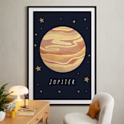 "Solar System III (Jupiter)" - Art Print in Night by Elly - In a Room