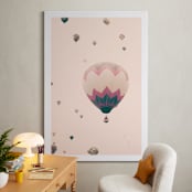 "To The Stars" - Art Print in Pale Pink by Caroline Mint - In a Room
