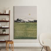 "Quiet Horizon" - Art Print in Golden Sage by Alisa Galitsyna - In a Room