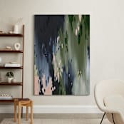 "Reeves Rain" - Art Print in Moss Green by Melissa Stone Mangham - In a Room